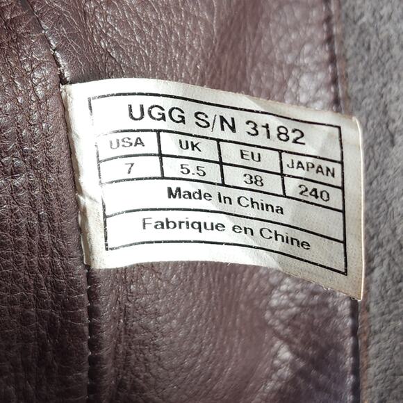 UGG Women's Caylin US 7 Gray Burnished Suede Braided Zip Riding Boots - Picture 11 of 16